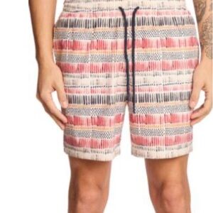 Paisley & Gray Men’s Gillian Regular-Fit Abstract Floral 6” Swim Trunks